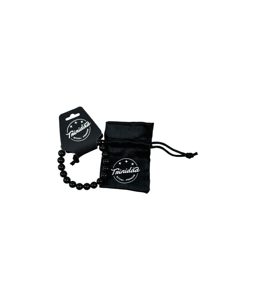 TRI.PULSERA TURMALINA BOLA 8 MM.
