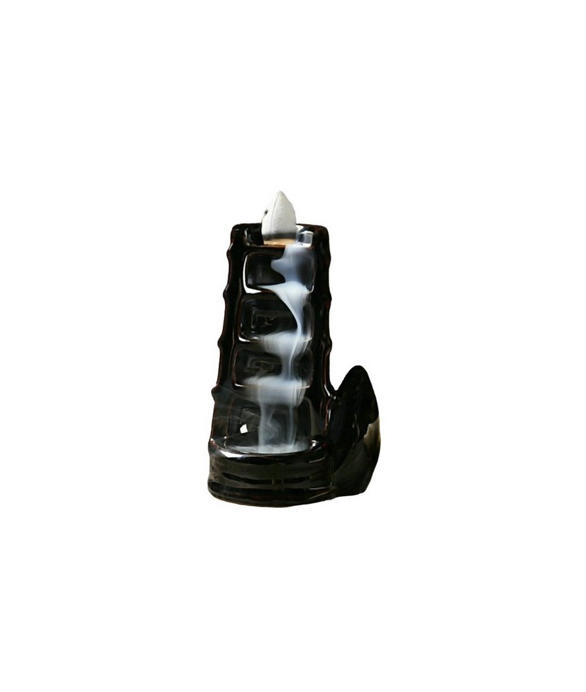 Para conos o palos perforados
Altura: 10,5 cm
Ancho: 7 cm

Compatible con conos de reflujo para un uso óptimo o con inciens