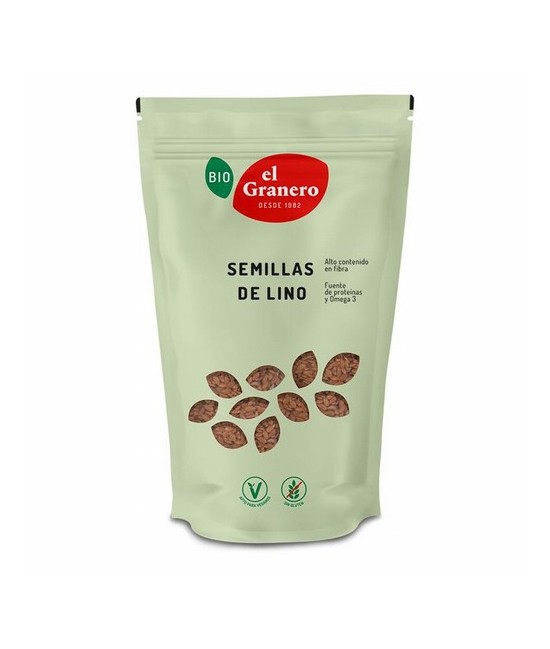 Ingredientes: semillas de lino dorado*. Puede contener trazas de soja, sésamo y frutos de cáscara.
(*)=De cultivo ecológico.