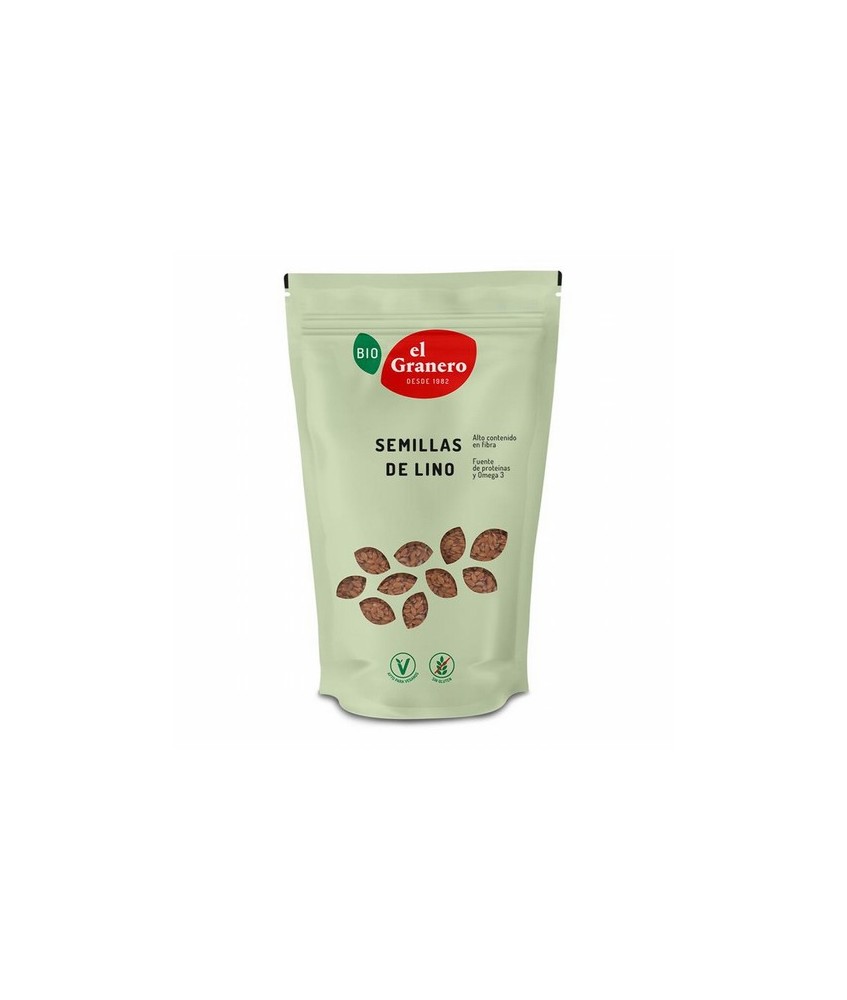 Ingredientes: semillas de lino dorado*. Puede contener trazas de soja, sésamo y frutos de cáscara.
(*)=De cultivo ecológico.