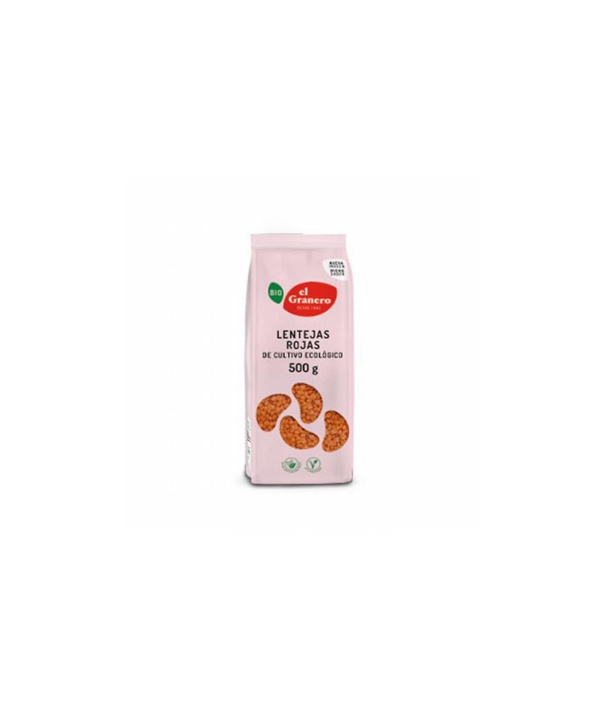 LENTEJAS ROJAS BIO, 500 g
Ref. 011828

Ingredientes: lentejas rojas*. Puede contener trazas de gluten, soja, sesámo y frutos