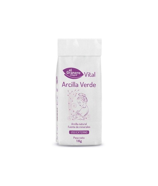 
ARCILLA VERDE EN POLVO, 1 Kg
Ref. 016503

Ingredientes: CLAY (arcilla verde).