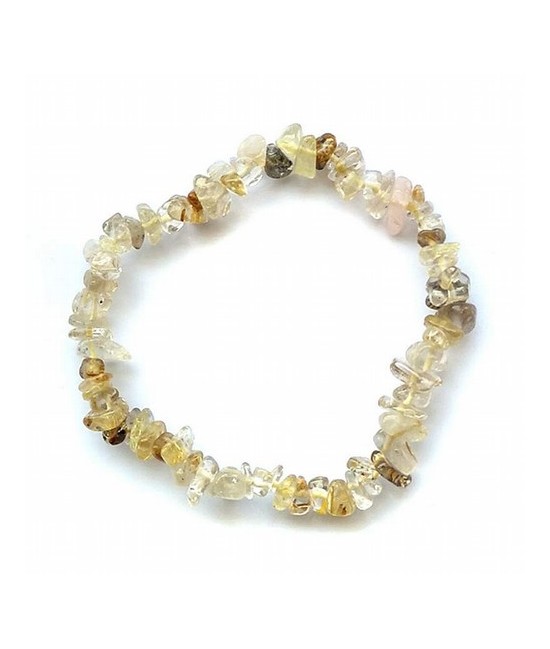 KU.PULSERA CHIP CUARZO RUTILADO