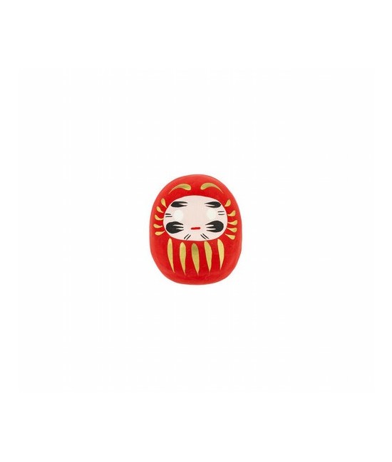 Daruma, Daruma: hago un propósito y te pinto un ojo. Cuando lo haya cumplido, te pintaré el otro.
El Daruma rojo es el más p