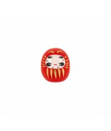 Daruma, Daruma: hago un propósito y te pinto un ojo. Cuando lo haya cumplido, te pintaré el otro.
El Daruma rojo es el más p