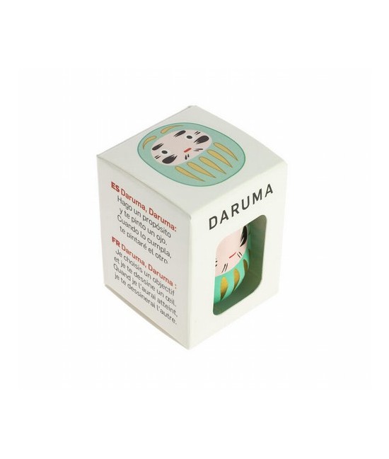 TZ.DARUMA TURQUESA PEQUEÑO SUERTE NUEVO