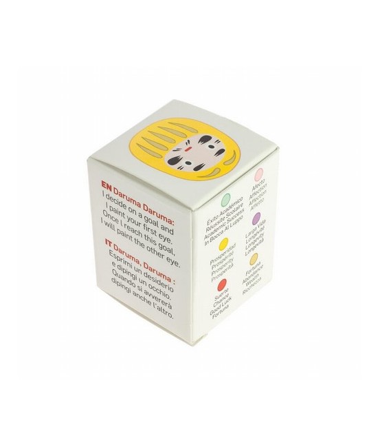 TZ.DARUMA AMARILLO PEQUEÑO SUERTE NUEVO