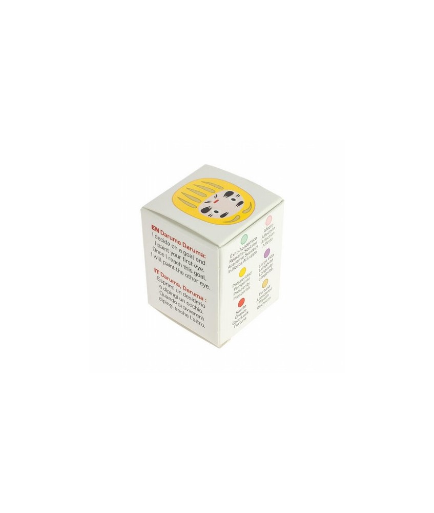 TZ.DARUMA AMARILLO PEQUEÑO SUERTE NUEVO
