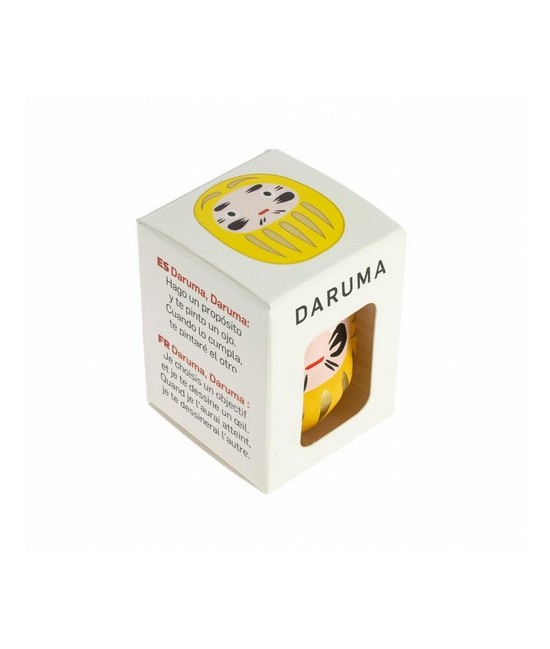 TZ.DARUMA AMARILLO PEQUEÑO SUERTE NUEVO