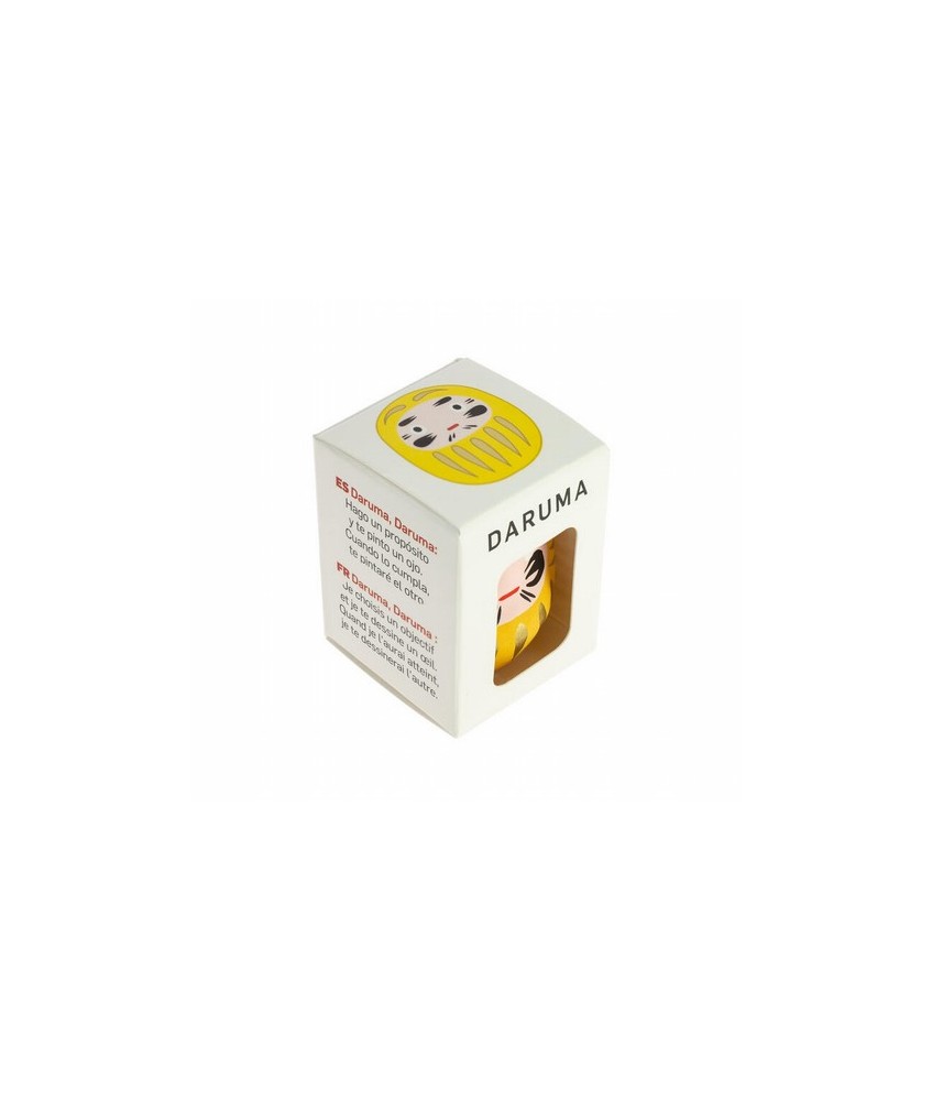 TZ.DARUMA AMARILLO PEQUEÑO SUERTE NUEVO