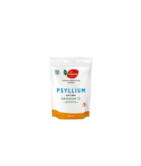 
PSYLLIUM SIN GLUTEN BIO, 125 g
Ref. 014139

Ingredientes: cubierta de la semilla de psyllium molida* (Plantago Ovata). Pue
