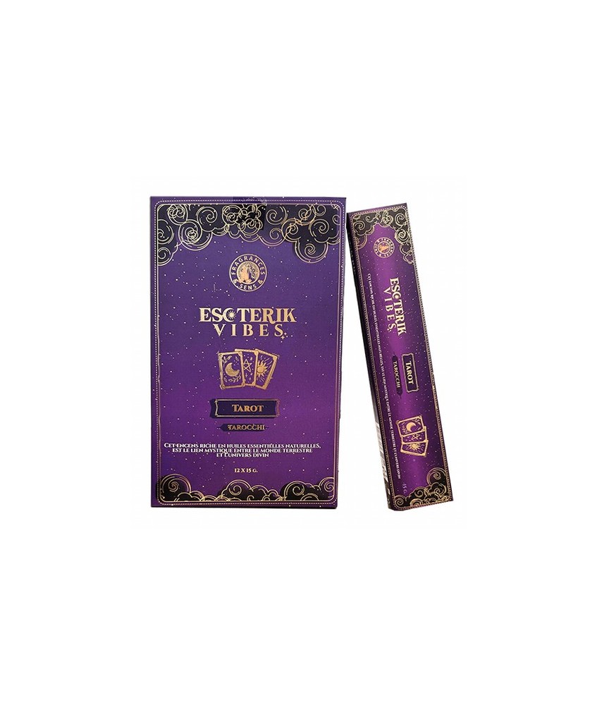 Caja de 12 paquetes de 15g
TAROT: Inspirado en los arcanos mayores y menores. Cuidadosamente elaborado para evocar energías mí