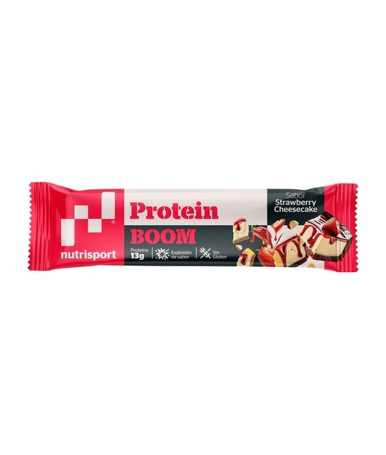 NS.PROTEIN BOOM FRESA TARTA QUESO SIN GLU 24 UD.