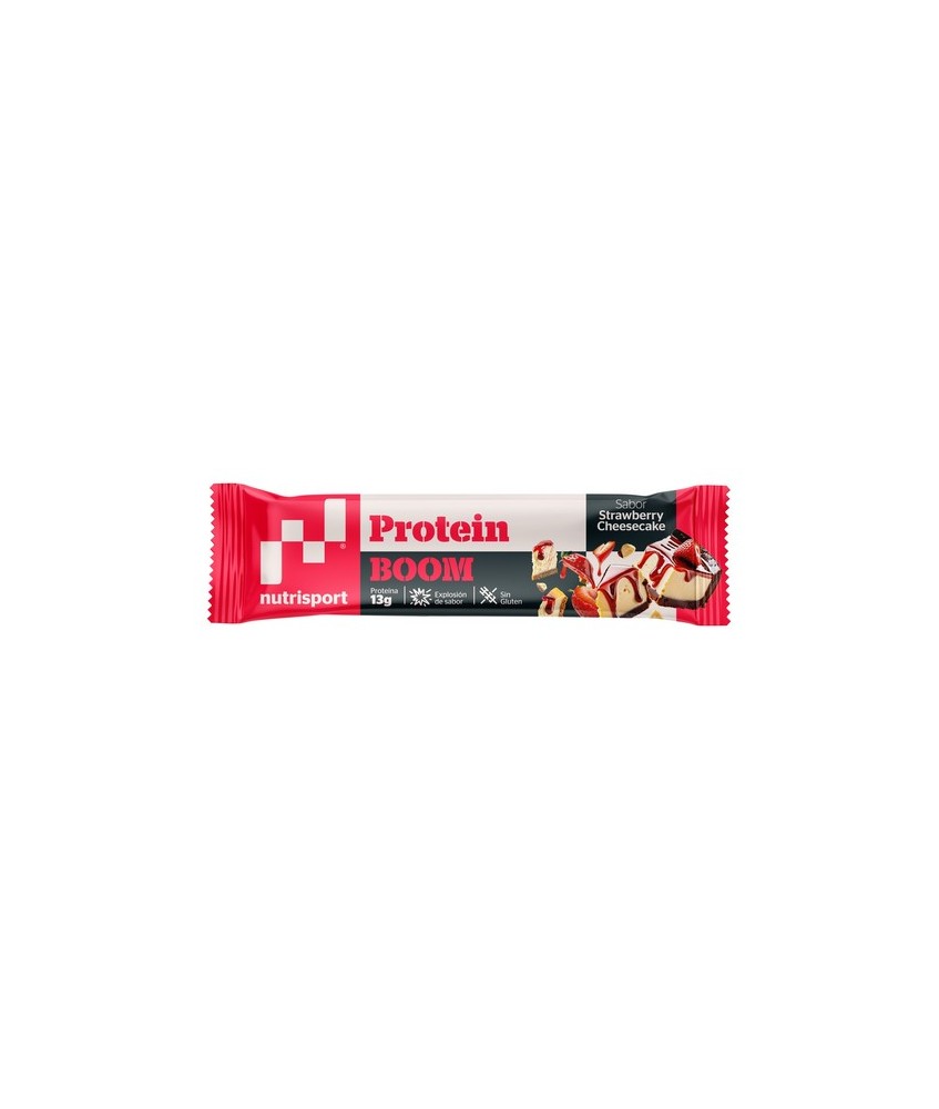 NS.PROTEIN BOOM FRESA TARTA QUESO SIN GLU 24 UD.