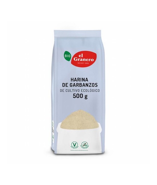 HARINA DE GARBANZOS BIO, 500 g
Ref. 014844

Ingredientes: harina de garbanzo*. Puede contener gluten, sésamo, soja y frutos 