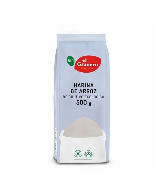 
HARINA DE ARROZ BIO, 500 g
Ref. 013010

Ingredientes: harina de arroz*. Puede contener trazas de gluten, soja, sésamo y fr