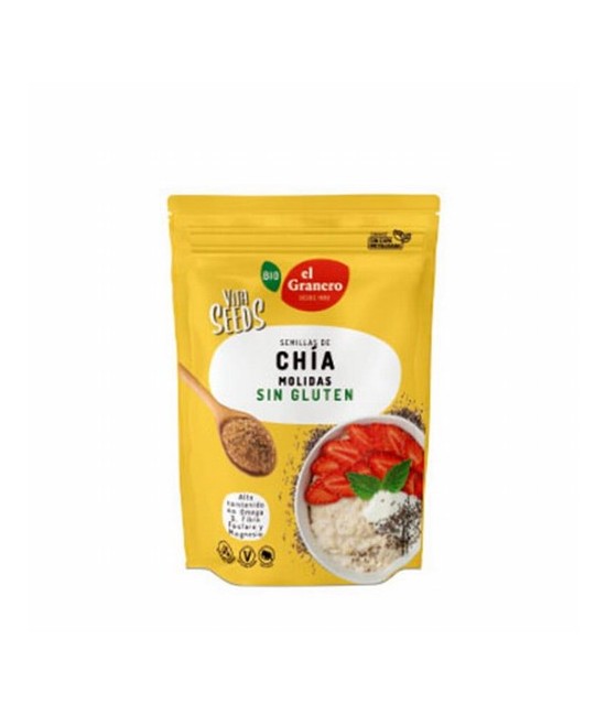 
VITASEEDS SEMILLAS DE CHIA MOLIDAS BIO, 200 g
Ref. 019121

Ingredientes: semillas chía* molidas (Salvia hispanica) 100%. P