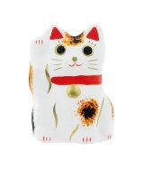 Simbolismo de Maneki Neko
En Japón, el gato que saluda trae buena suerte, felicidad y prosperidad. Del japonés Maneki invitar