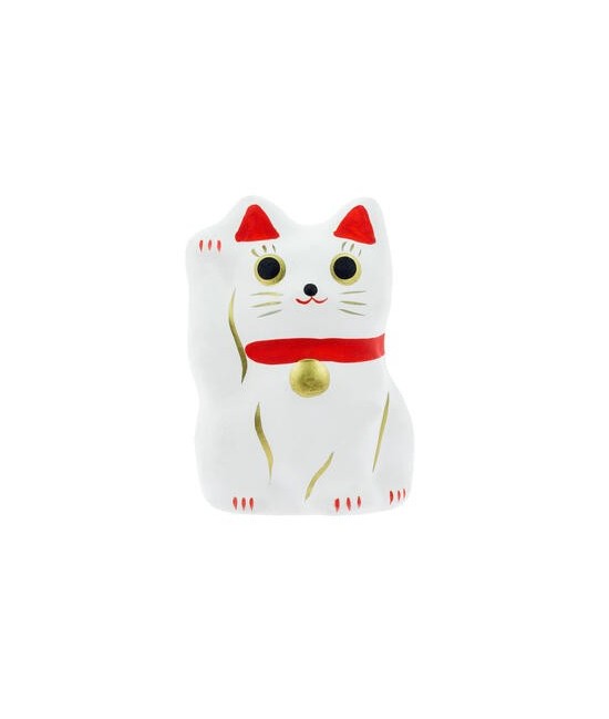 Simbolismo de Maneki Neko
En Japón, el gato que saluda trae buena suerte, felicidad y prosperidad. Del japonés Maneki invitar
