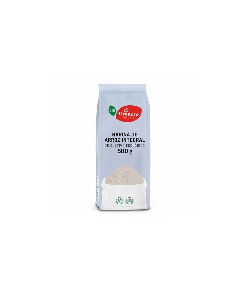 HARINA DE ARROZ INTEGRAL BIO, 500 g
Ref. 014883

Ingredientes: harina de arroz integral*. Puede contener trazas de gluten, s