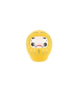 Daruma, Daruma: hago un propósito y te pinto un ojo. Cuando lo haya cumplido, te pintaré el otro.
Uno recurre al Daruma amar