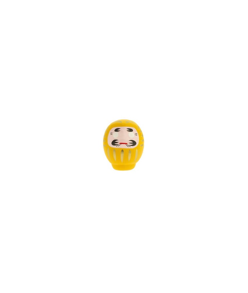 Daruma, Daruma: hago un propósito y te pinto un ojo. Cuando lo haya cumplido, te pintaré el otro.
Uno recurre al Daruma amari