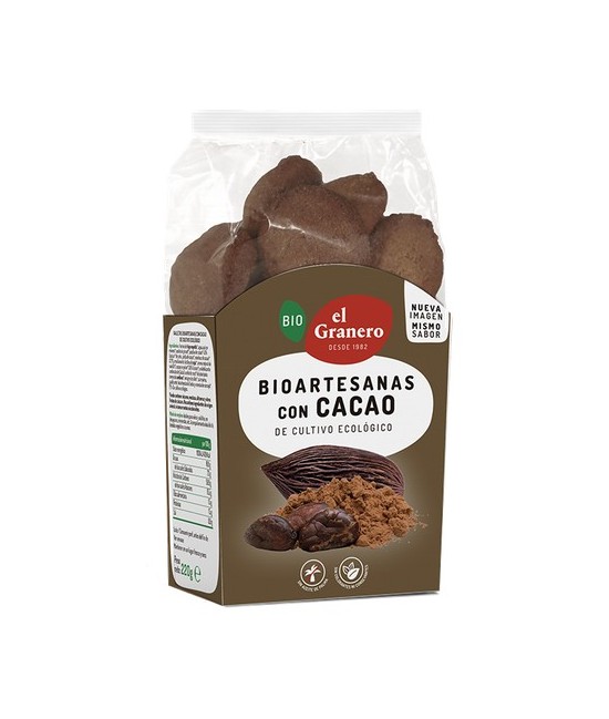 EG.GALLETA ARTESANA CACAO BIO 220 GR.