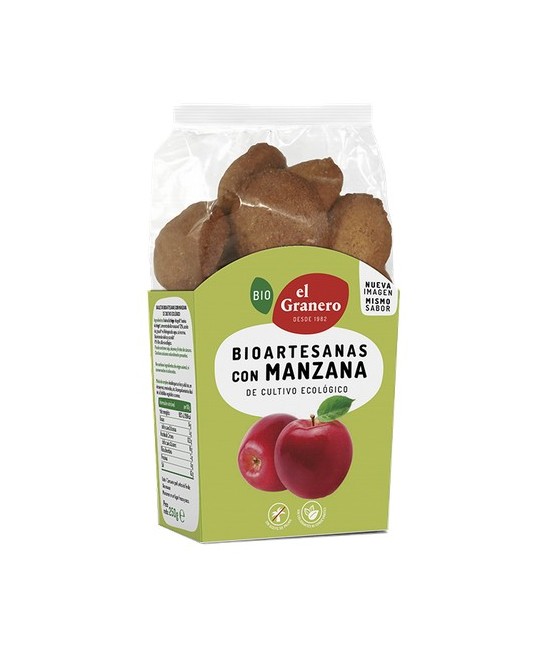 EG.GALLETA ARTESANA MANZANA BIO 250 GR.