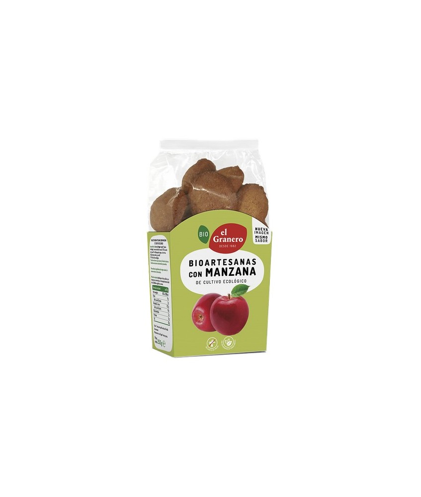 EG.GALLETA ARTESANA MANZANA BIO 250 GR.