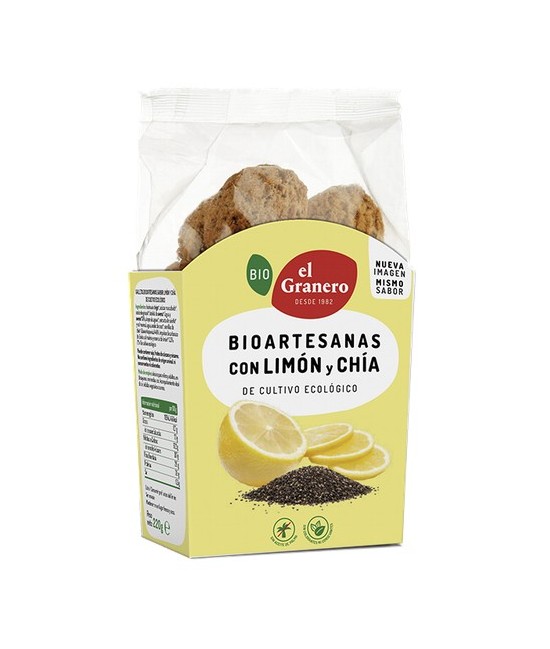 EG.GALLETA ARTESANA LIMON CHIA BIO 220 GR.