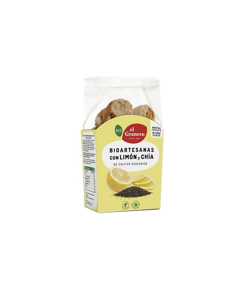 EG.GALLETA ARTESANA LIMON CHIA BIO 220 GR.
