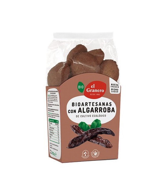 EG.GALLETA ARTESANA ALGARROBA BIO 220 GR.