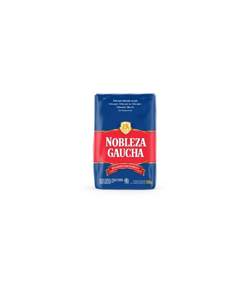 YERBA NOBLEZA GAUCHA 1KG. Una yerba que ofrece siempre el sabor parejo hasta el último mate. Molienda equilibrada. Esta elabora