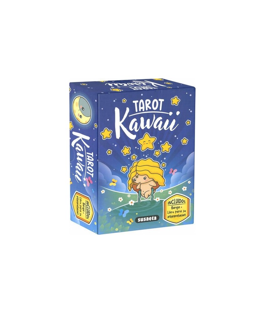 Esta caja contiene un libro y una baraja de cartas del tarot para descubrir lo que representa cada uno de sus arcanos mayores, 