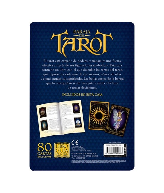 MS.BARAJA TAROT SABIDURIA ARCANOS CAJA LATA