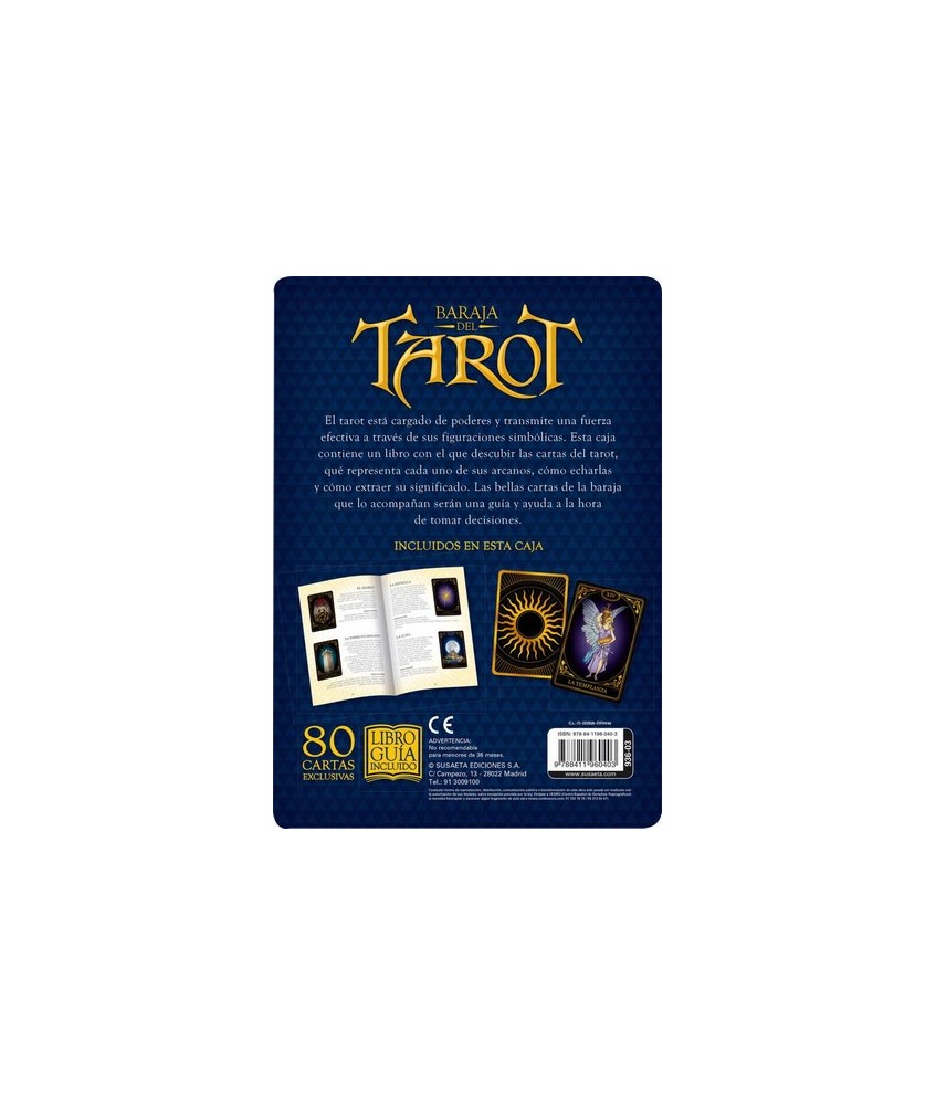 MS.BARAJA TAROT SABIDURIA ARCANOS CAJA LATA