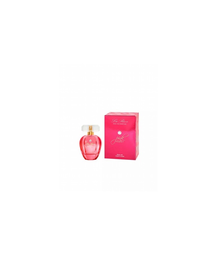 Eau de Parfum PINK VELVET. Imagina todo lo que te trae alegría y la emoción de las hermosas emociones en la vida y envuélvete e
