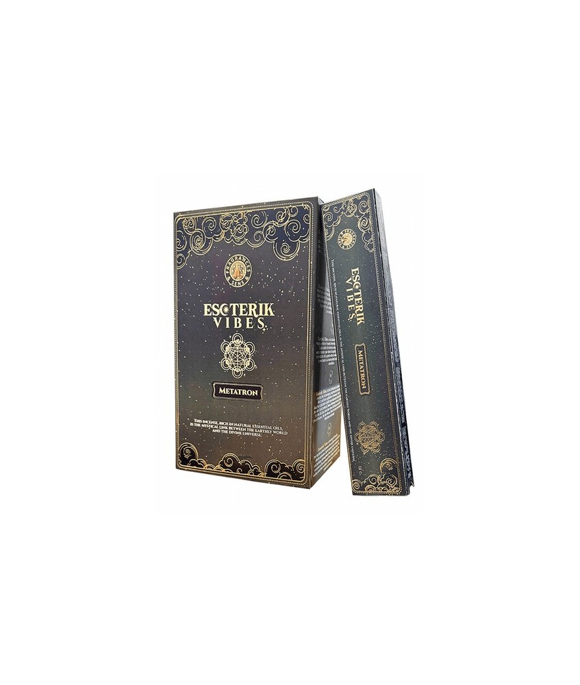 Caja de 12 paquetes de 15g
METATRON : Inspirado en la presencia arquetípica del arcángel Metatrón. Esta fragancia sagrada te l