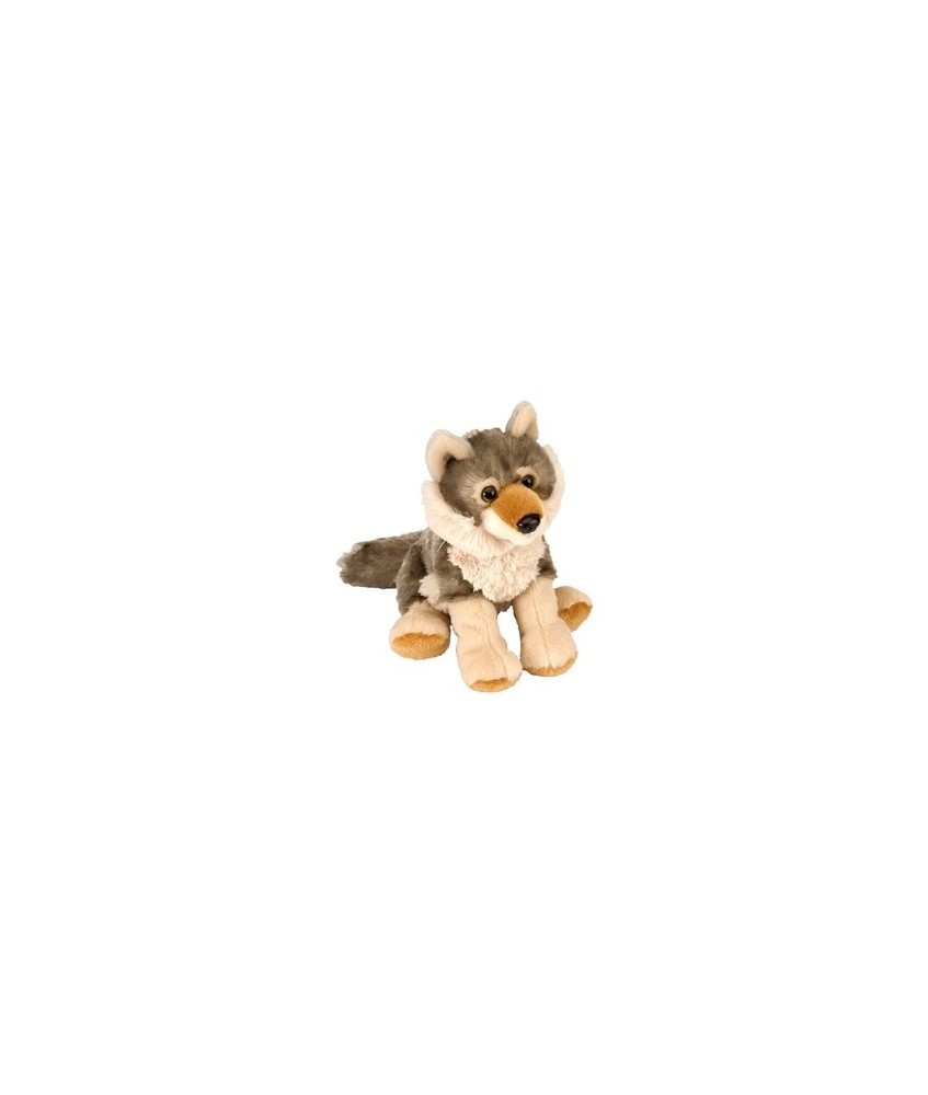 Lleva el espíritu de la naturaleza a tu hogar con el Cuddlekins Mini Wolf de Wild Republic. Este adorable animal de peluche cap
