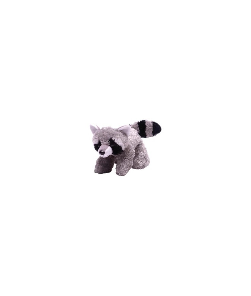 ¡Descubre un mundo de intriga forestal con el mapache Hug'ems de Wild Republic! Este juguete de peluche bellamente elaborado en