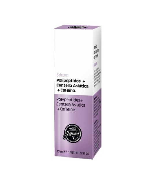 GR.SERUM REAFIRMAR POLIPEPTIDOS+CENTELLA+ CAFEINA 15 ML.