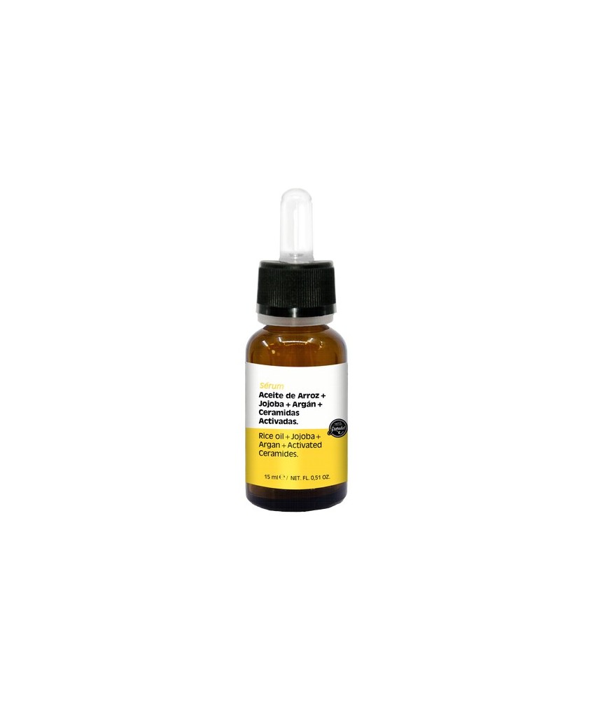 Sérum facial que combate la pigmentación, reduce manchas y cicatrices, hidrata profundamente, regenera la piel y mejora su text