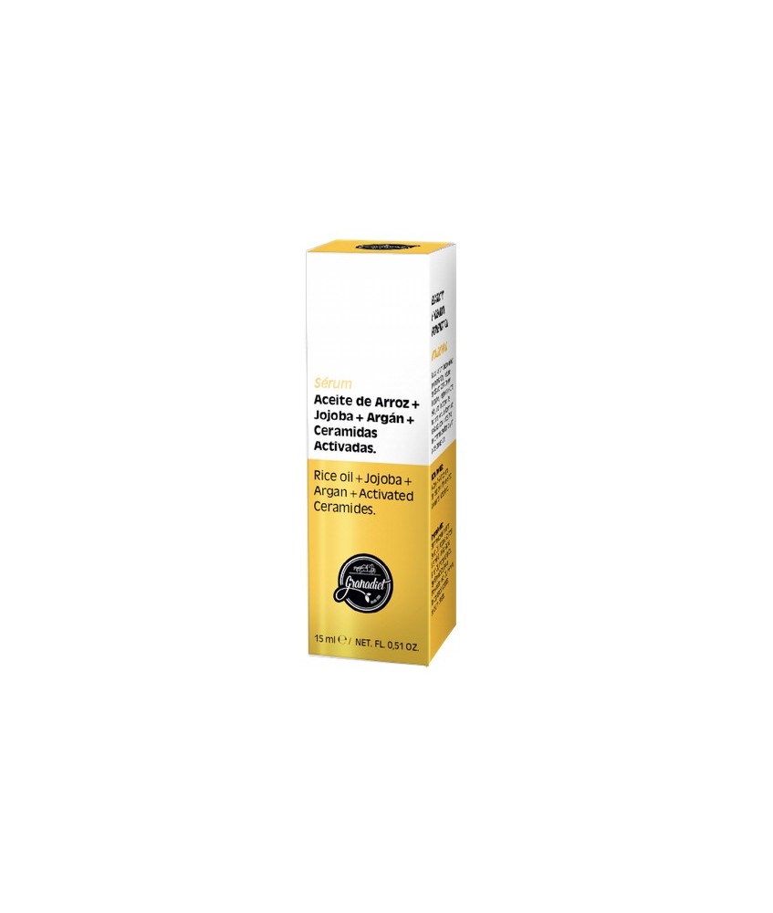 GR.SERUM NUTRIR ARROZ+ JOJOBA+ARGAN+CERAMIDAS 15 ML.