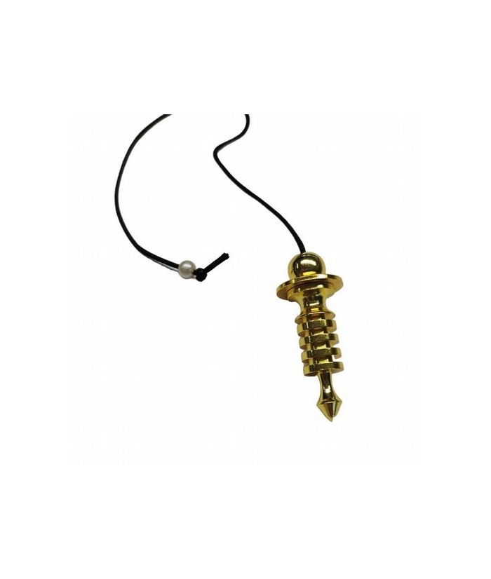 Péndulo Isis 4 baterías color dorado con testigo. En hilo adornado con perla decorativa.

Grabado de Flor de la Vida en su in