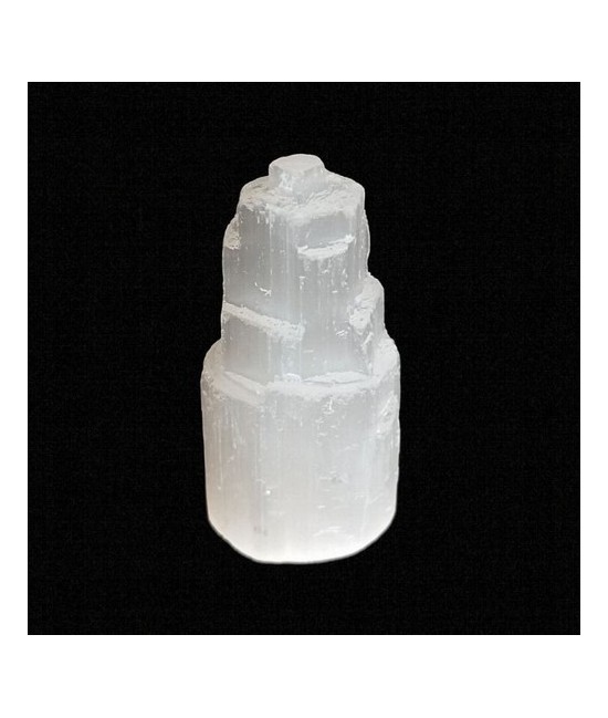 Monolito/torre de Selenita pequeña.

Tamaño: 6,5 x 3 cm aprox.