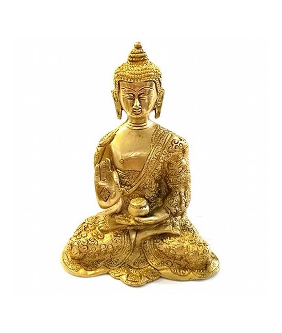 Figurina Buda en bronce.

Medida 20 cm.

Ideal para hacer un regalo especial o para la decoracion.