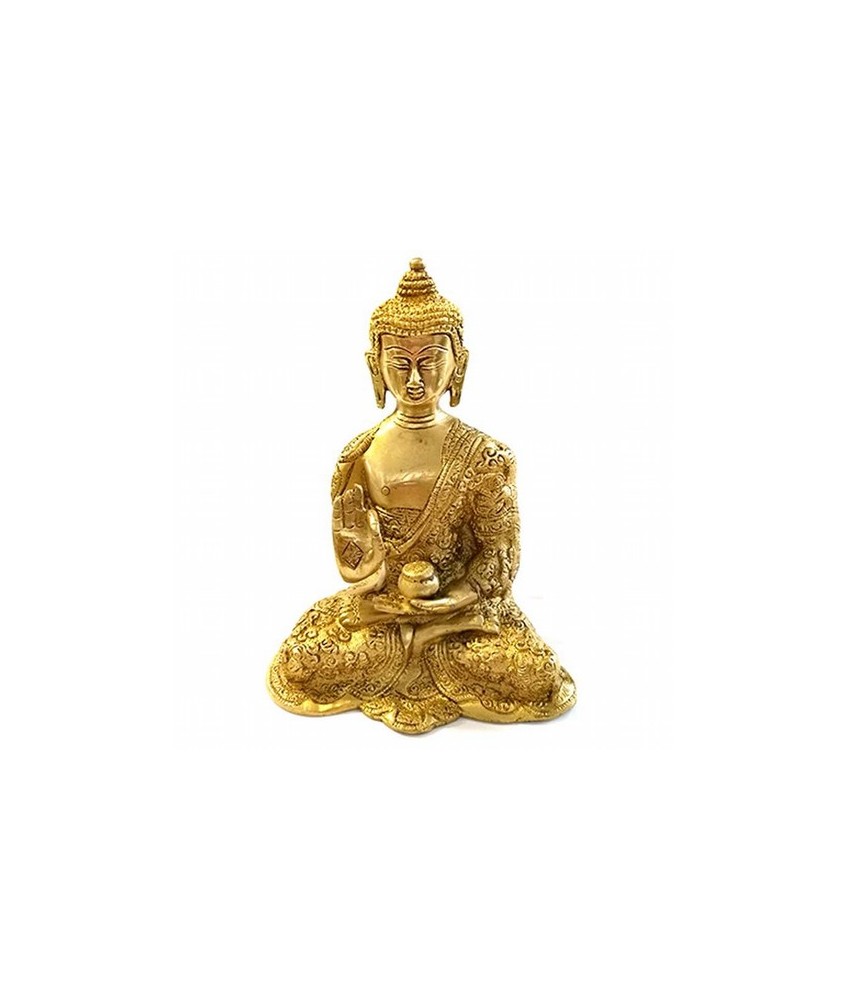 Figurina Buda en bronce.

Medida 20 cm.

Ideal para hacer un regalo especial o para la decoracion.