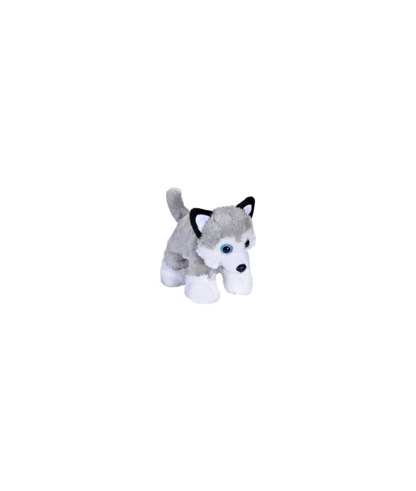 Experimente la alegría del Hug'Ems Mini Husky! Este simpático animal de peluche de Wild Republic está elaborado teniendo en cue