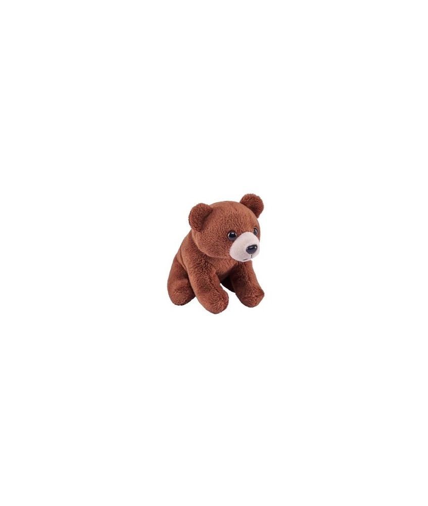 ¡Bienvenido al mundo de los abrazos ecológicos con el oso marrón ecológico Pocketkins de Wild Republic! Este adorable juguete d