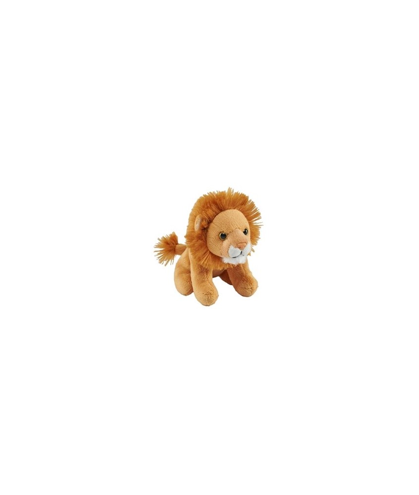 ¡Bienvenido al mundo de los abrazos ecológicos con el león ecológico de Pocketkins de Wild Republic! Este cautivador juguete de